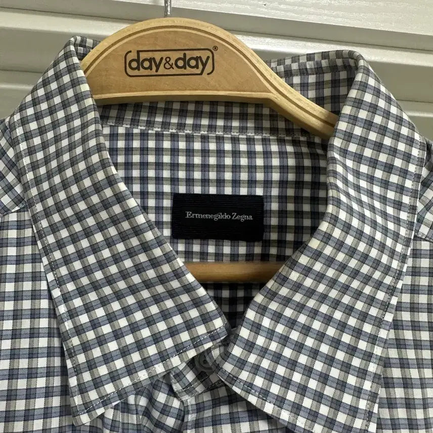 [BUNJANG] Ermenegildo Zegna Checkered Shirt XL / [XL]제냐 체크셔츠