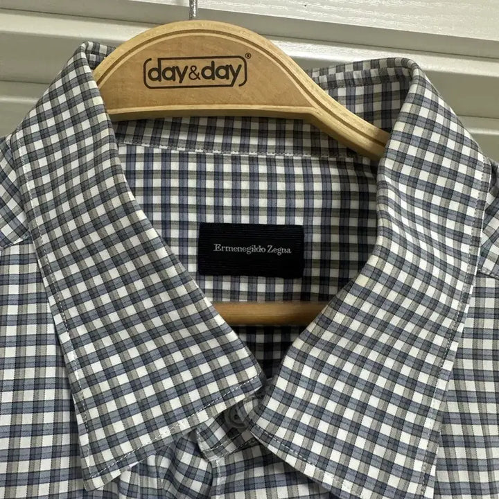 [BUNJANG] Ermenegildo Zegna Checkered Shirt XL / [XL]제냐 체크셔츠