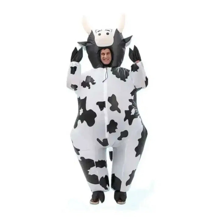 [BUNJANG] Cow Print Air Suit Rental for Graduation Photos / 졸업사진 젖소 에어슈트 대여