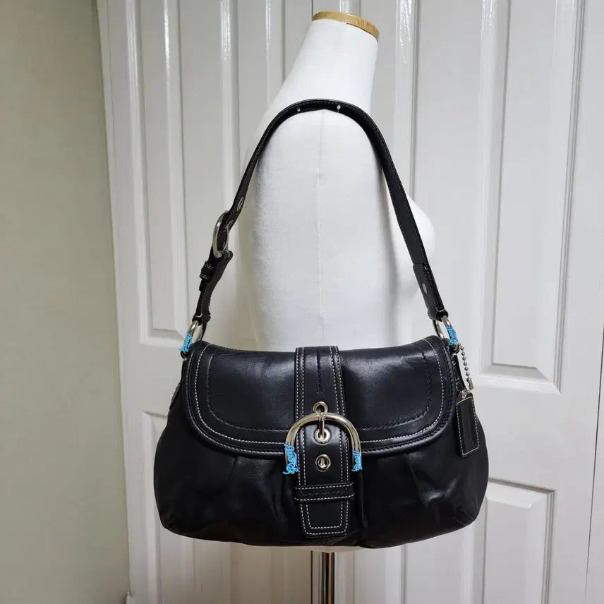[BUNJANG] Coach Soho Pleated Leather Shoulder Bag / 상태굿) 코치 소호 플리츠 레더 숄더백
