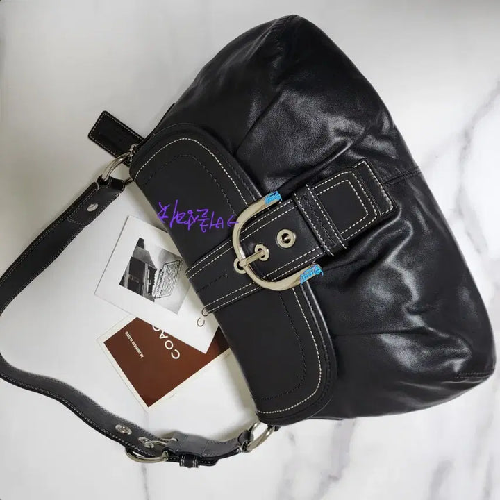 [BUNJANG] Coach Soho Pleated Leather Shoulder Bag / 상태굿) 코치 소호 플리츠 레더 숄더백