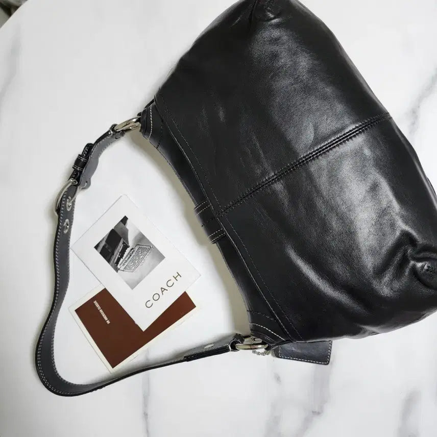 [BUNJANG] Coach Soho Pleated Leather Shoulder Bag / 상태굿) 코치 소호 플리츠 레더 숄더백