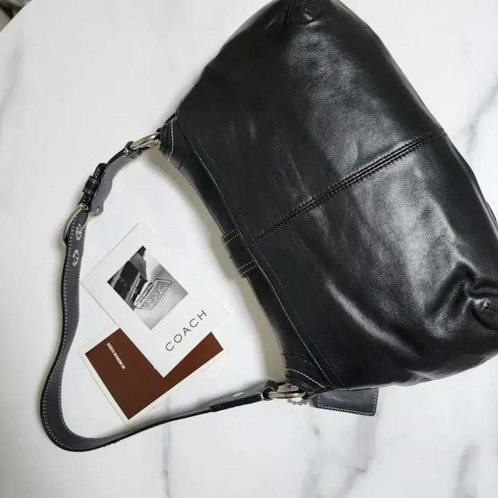 [BUNJANG] Coach Soho Pleated Leather Shoulder Bag / 상태굿) 코치 소호 플리츠 레더 숄더백