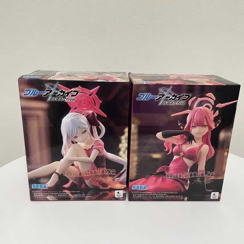 [BUNJANG] Blue Archive Yumemirize Mutsuki &amp; Aru Figure Set (Sealed) / [미개봉]세트 세가 블루아카이브 유메미라이즈 무츠키 아루 피규어