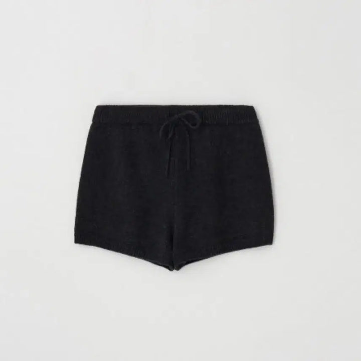 [BUNJANG] Younseulshop KE Knit Shorts + Warmer Set Charcoal / (새상품) 윤슬샵 ke 니트쇼츠+워머 차콜