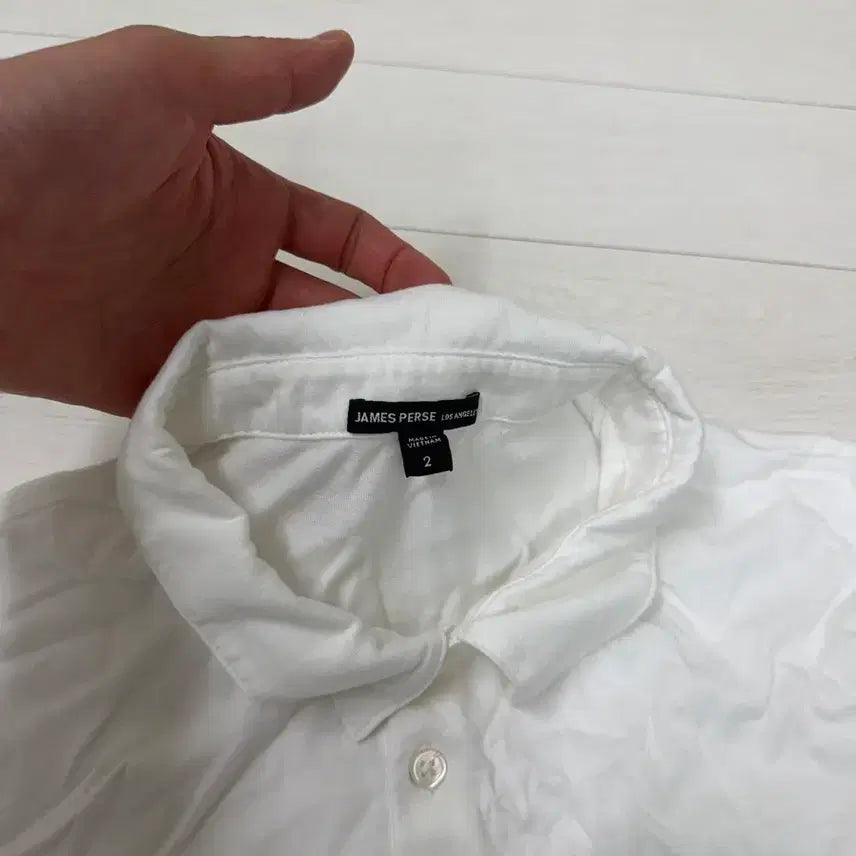 [BUNJANG] James Perse Black Label Polo T-Shirt Size 2 / 제임스펄스 폴로티셔츠 2 사이즈 블랙 라벨