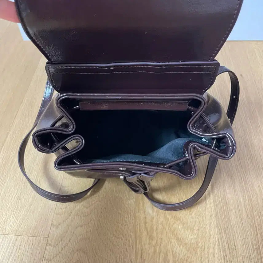[BUNJANG] Leather Mini Backpack / 가죽 미니 백팩