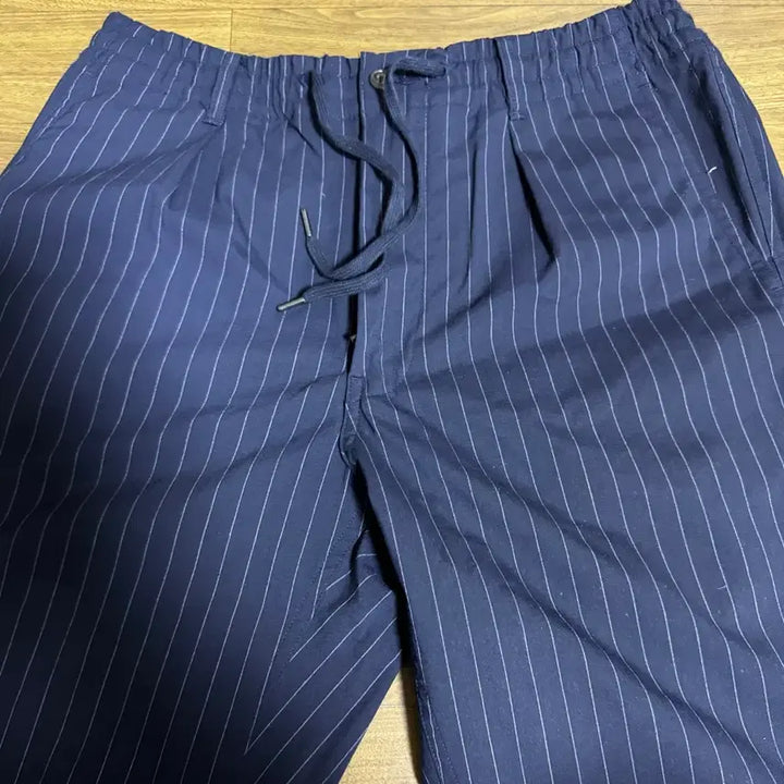 [BUNJANG] Polo Pinstripe Prepster Pants Size M / 폴로 핀스트라이프 프렙스터 M 폴리 레이온 엘라스틴 혼방
