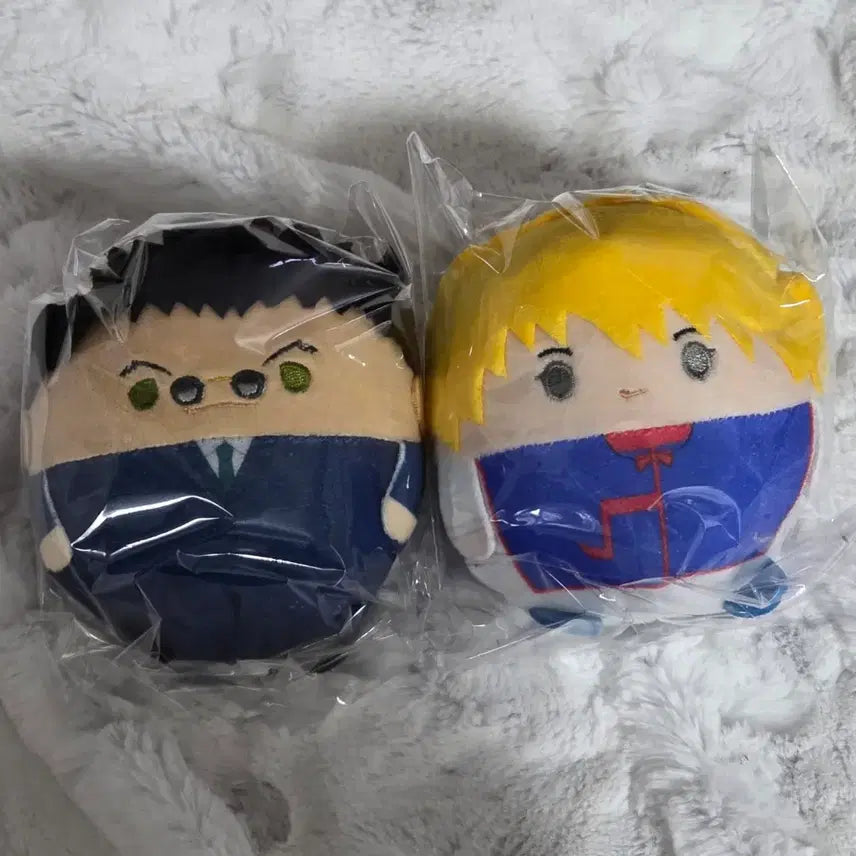 [BUNJANG] Hunter x Hunter Kurapika &amp; Leorio Fuwacororin Bundle Set (Sealed) / [미개봉] 헌터헌터 크라피카, 레오리오 후와코로링 일괄