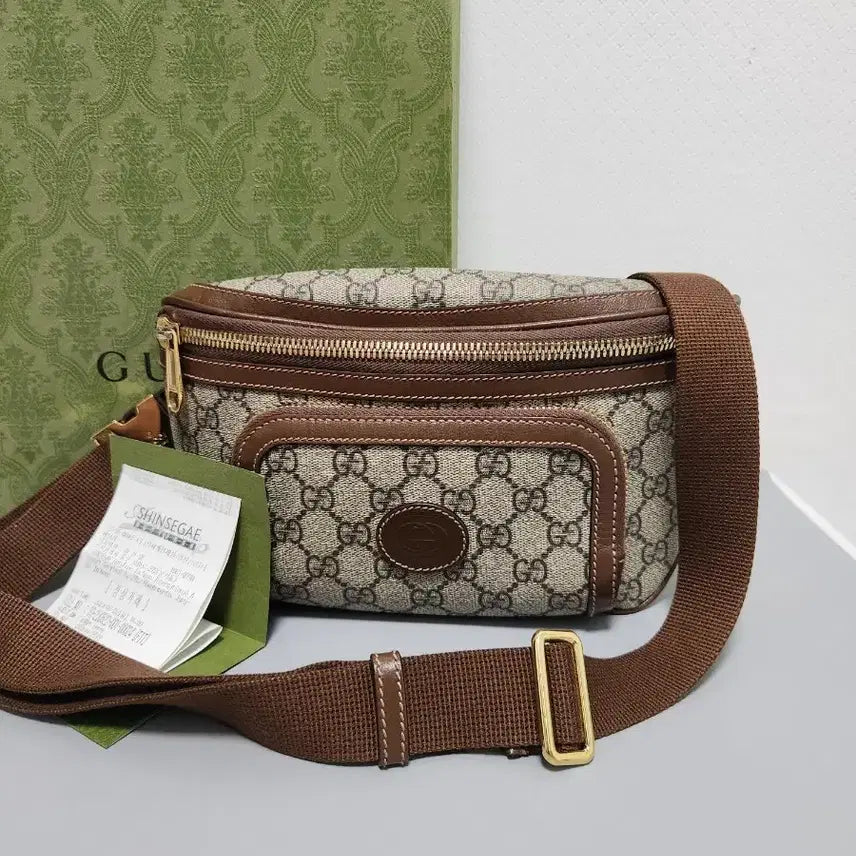 [BUNJANG] Gucci 733240 Interlocking Bum Bag Belt Bag Sling Bag Crossbody Bag / (정품)구찌 733240 인터로킹 범백.벨트백.힙색.슬링백.크로스.가방
