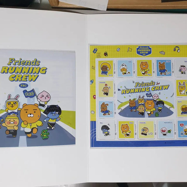 [BUNJANG] Kakao Friends Running My Own Stamp Book / 카카오프렌즈(런닝)나만의 우표첩