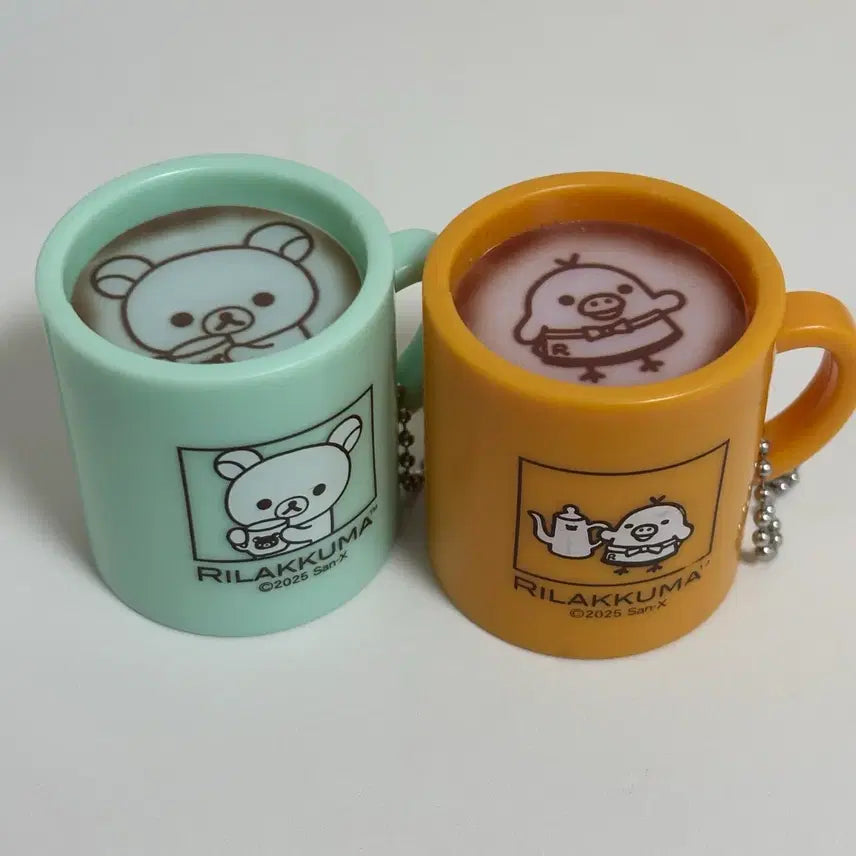 [BUNJANG] Rilakkuma Kiiroitori Latte Art Light Cup Gacha / 리락쿠마 키이로이토리 라떼아트 라이트 컵 가챠
