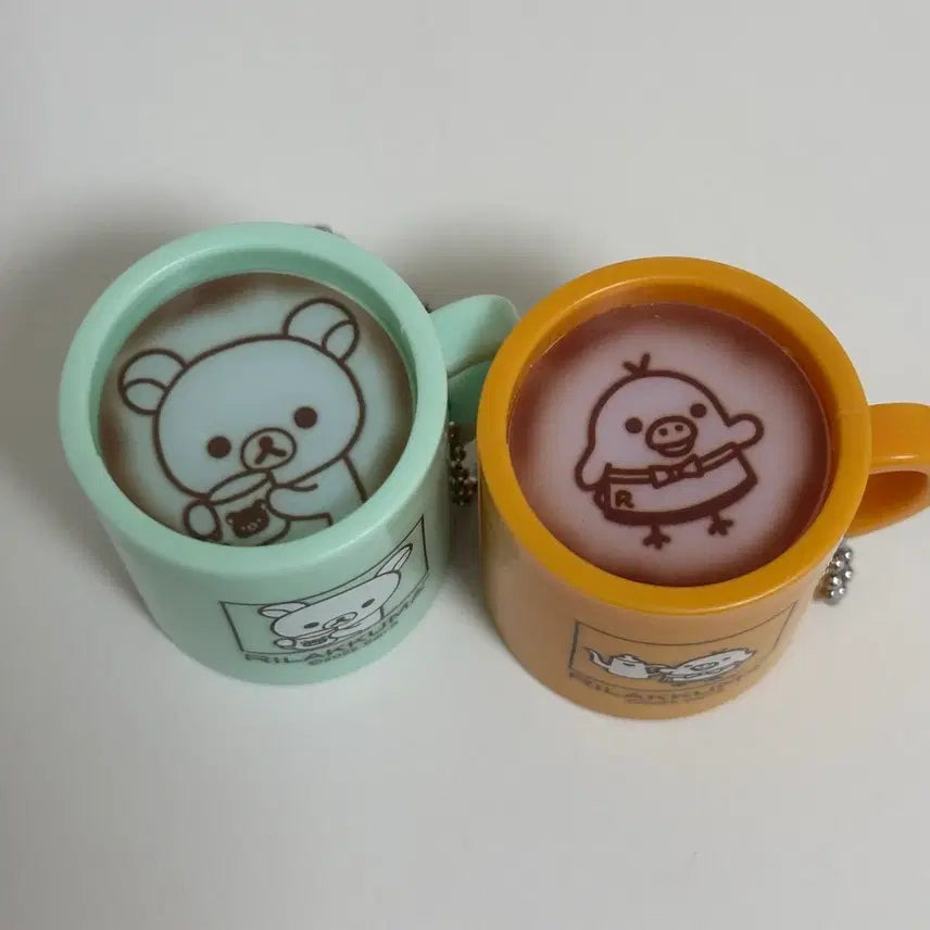 [BUNJANG] Rilakkuma Kiiroitori Latte Art Light Cup Gacha / 리락쿠마 키이로이토리 라떼아트 라이트 컵 가챠