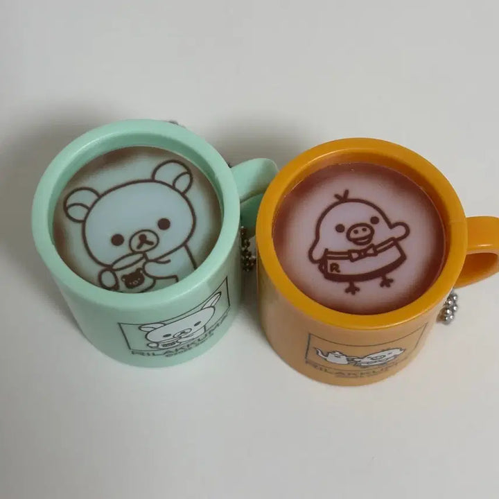 [BUNJANG] Rilakkuma Kiiroitori Latte Art Light Cup Gacha / 리락쿠마 키이로이토리 라떼아트 라이트 컵 가챠