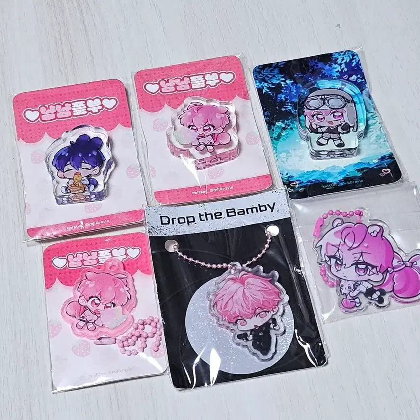 [BUNJANG] PLAVE Bambi / Yejun Lucky Draw Keychain Bundle Set / 플레이브 밤비 / 예준 비공굿 코롯토 키링 일괄 판매