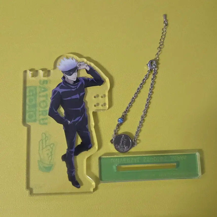 [BUNJANG] Jujutsu Kaisen Satoru Gojo Jewelry Acrylic Stand (Opened) / 유니버셜 스튜디오 고죠 쥬얼리 아크릴 스탠드 개봉