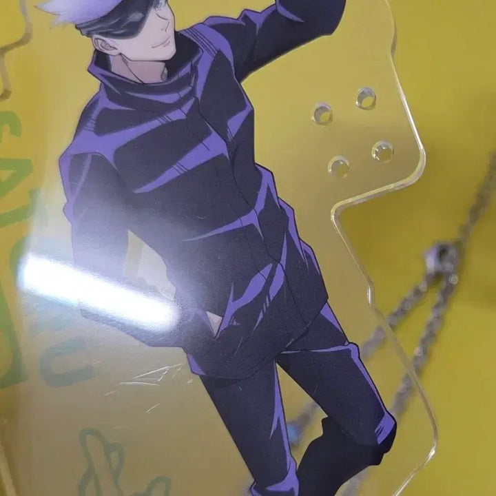 [BUNJANG] Jujutsu Kaisen Satoru Gojo Jewelry Acrylic Stand (Opened) / 유니버셜 스튜디오 고죠 쥬얼리 아크릴 스탠드 개봉
