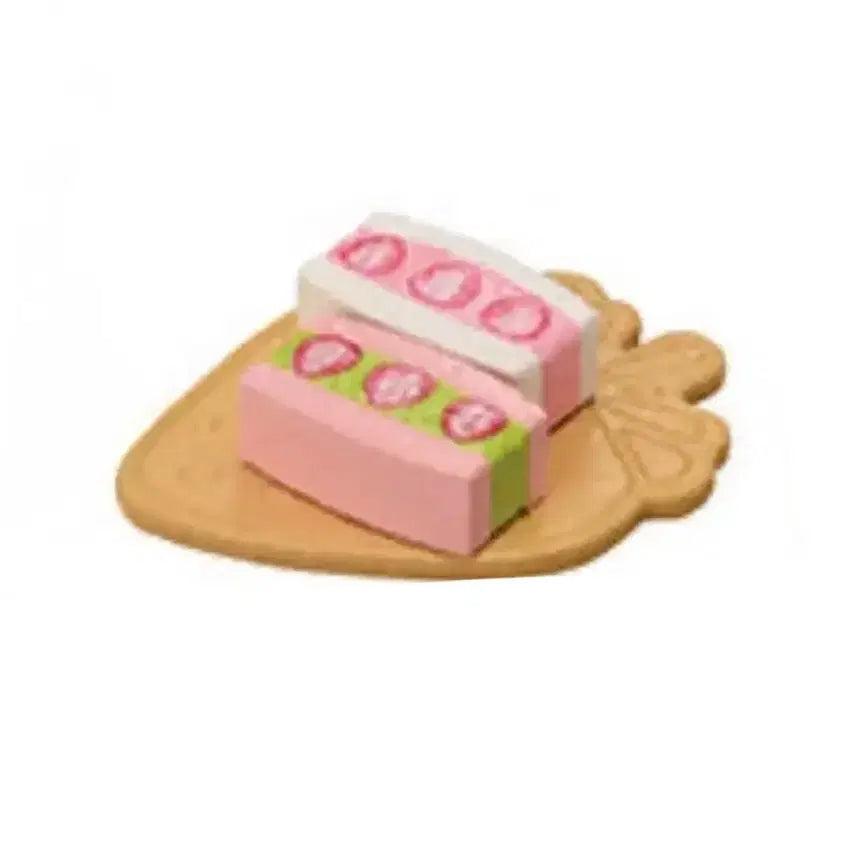 [BUNJANG] Re-Ment Strawberry Sandwich Miniature Food Replica (Single Item) / 리멘트 딸기 샌드위치 낱개 식완