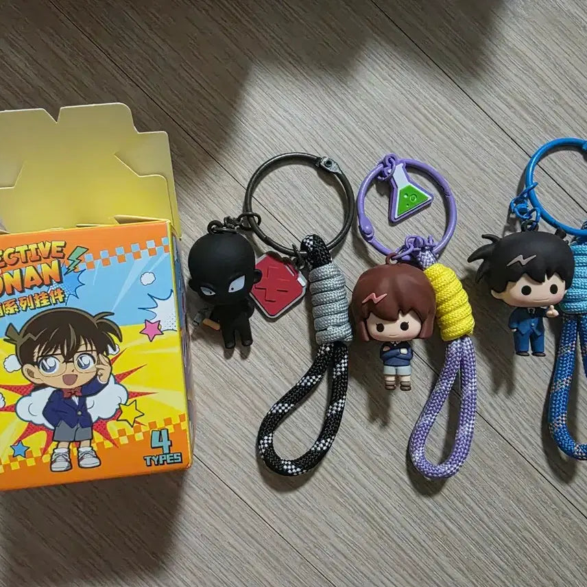 [BUNJANG] Detective Conan Character Keyring / DETECTIVE CONAN 코난 키링