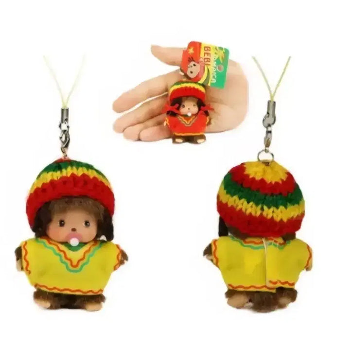 [BUNJANG] Reggae Monchhichi Baby Monchhichi Plush Toy / 레게 몬치치 레게치치 자메이카 베비치치 새상품