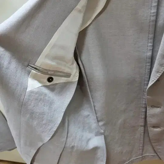 [BUNJANG] Belgravia Nizza Blazer Light Grey Linen Blend / Belgravia Nizza 블레이저