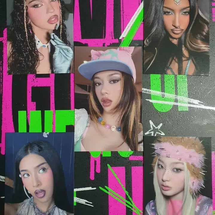 [BUNJANG] Cats Eye PINKY UP 5-Member Set Photocard / 캣츠아이 PINKY UP 공방포카