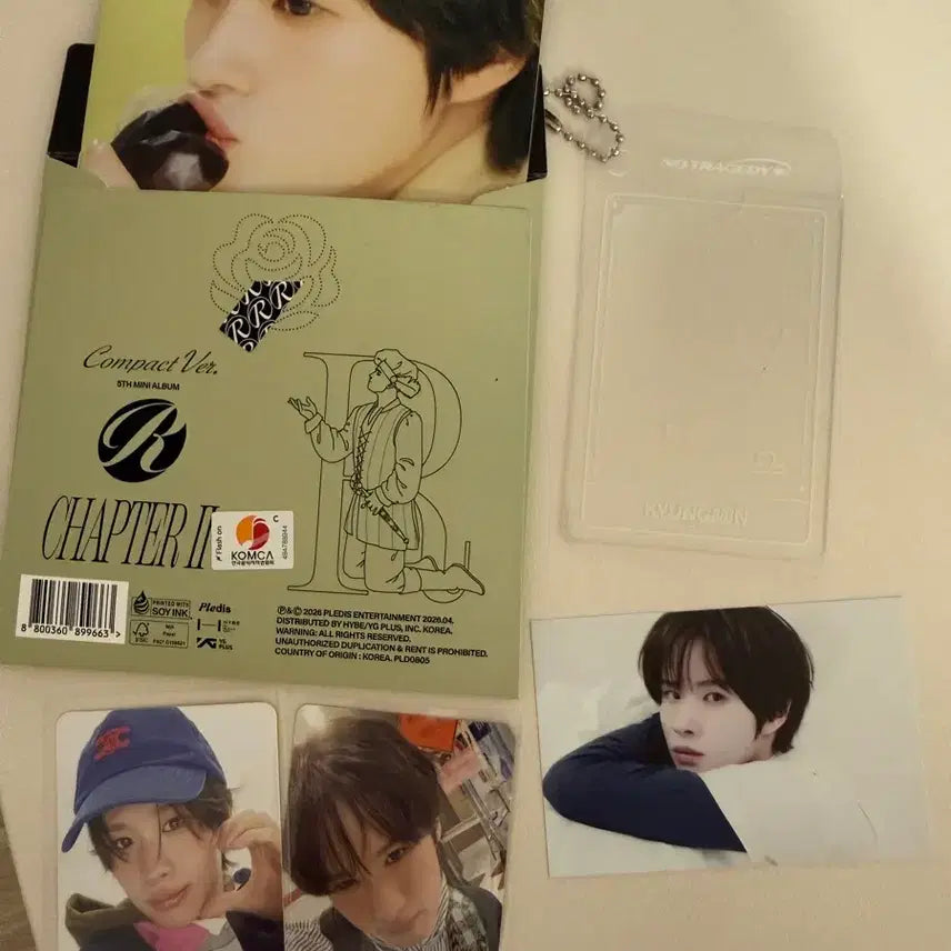 [BUNJANG] TWS Rush Comprint Album - Kyungmin / TWS 컴팩반 러쉬 경민 앨범+미니카드1 + 포카 2 +별자리홀더