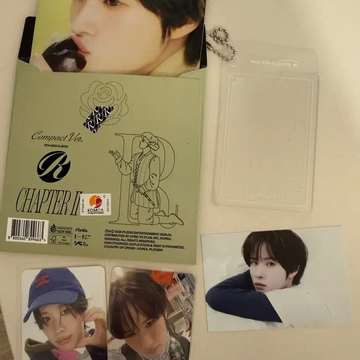 [BUNJANG] TWS Rush Comprint Album - Kyungmin / TWS 컴팩반 러쉬 경민 앨범+미니카드1 + 포카 2 +별자리홀더