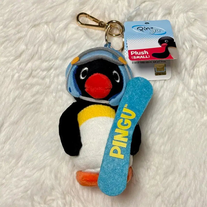 [BUNJANG] Pingu &amp; Robby Rabbit Winter Board &amp; Fish Plushie Keychain Set / 핑구 윈터보드&amp;로비피쉬 인형 키링 세트