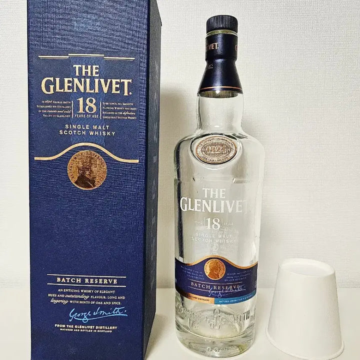 [BUNJANG] The Glenlivet 18 Year Old Whisky Empty Bottle with Case / 더글렌리벳 18년산 양주 위스키 공병 빈병 술병