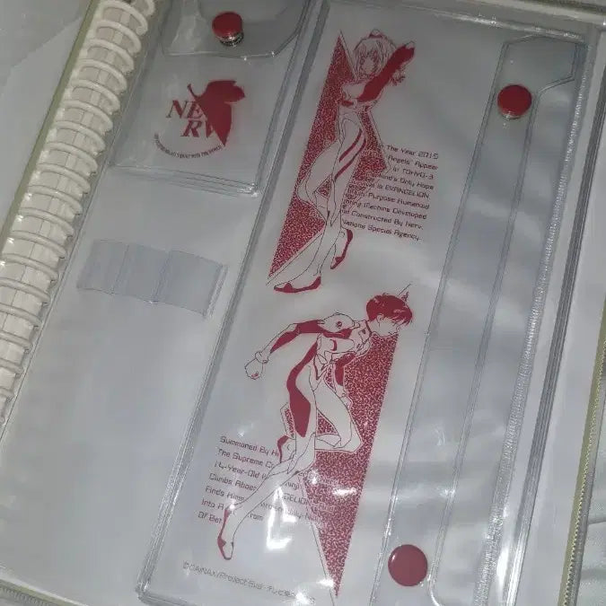 [BUNJANG] Evangelion NERV Rei Ayanami Shinji Ikari File Folder / 에반게리온 네르프 레이 신지 파일 클리어
