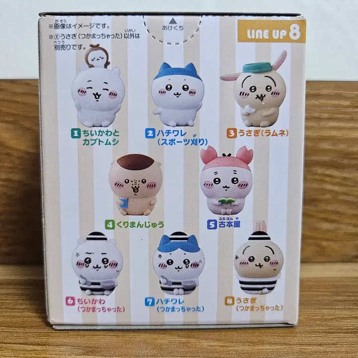 [BUNJANG] Chiikawa Friends 4 Prisoner Outfit Usagi Figure (Sealed) / 치이카와 프렌즈4 죄수복 감옥 우사기 미개봉