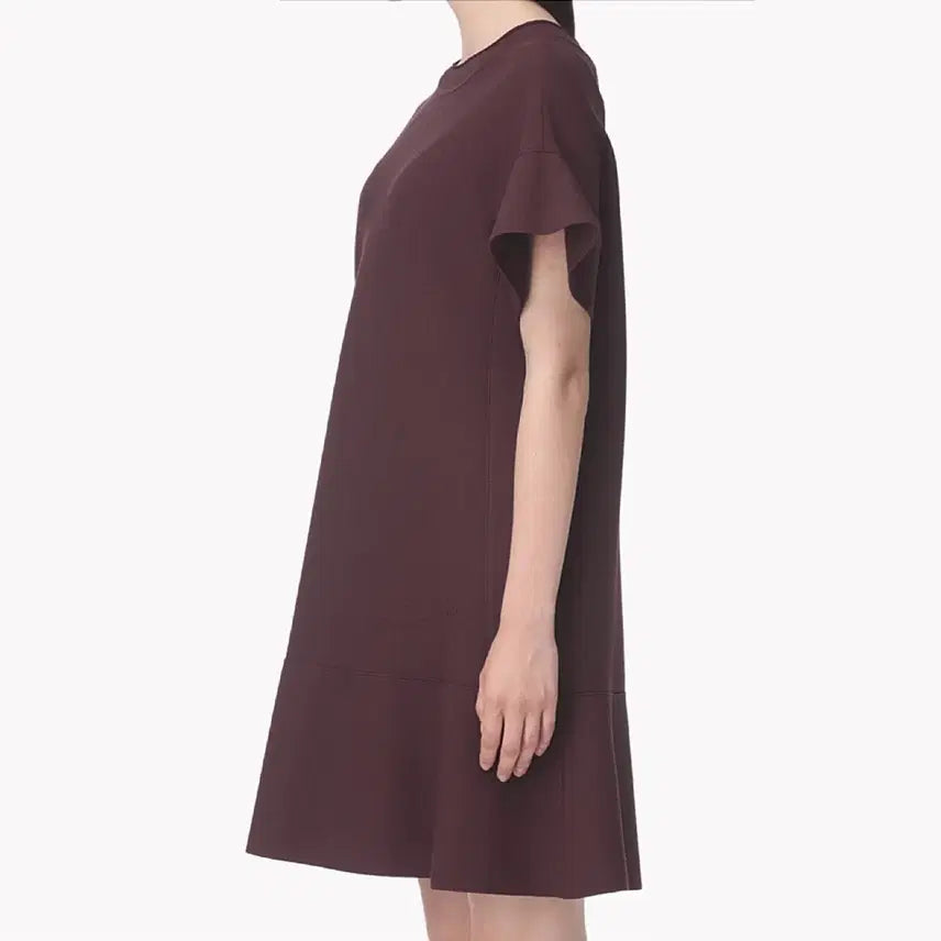 [BUNJANG] MINE Lettering Embroidery Flare Knit Dress / 마인(MINE) 레터링자수 플레어 니트원피스 55
