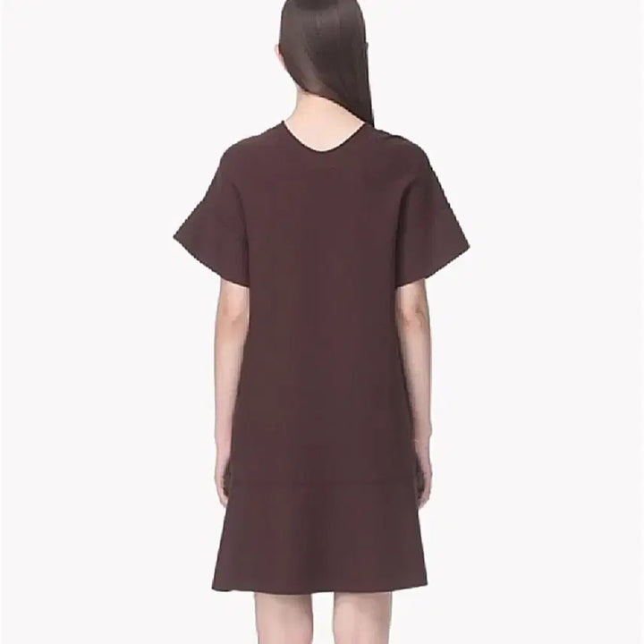 [BUNJANG] MINE Lettering Embroidery Flare Knit Dress / 마인(MINE) 레터링자수 플레어 니트원피스 55