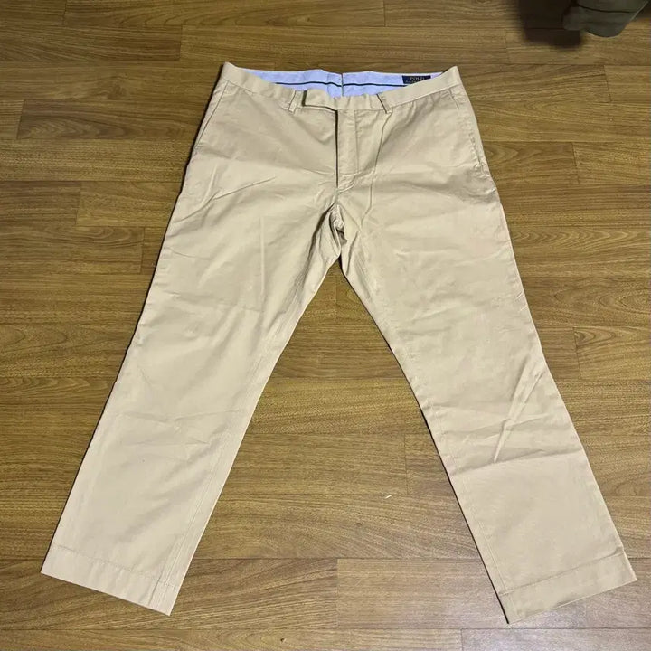 [BUNJANG] Polo Ralph Lauren Stretch Slim Fit Chino Pants Classic Khaki Waist 34 / 폴로 스트레치 슬림핏 치노팬츠 클래식 카키 허리34 봄 여름
