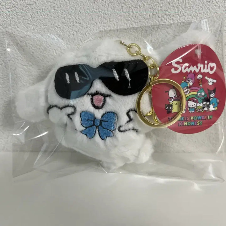 [BUNJANG] Sanrio Sunglasses Doll Keychain Set / 산리오 선글라스 인형 키링 2종 세트