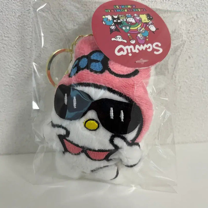 [BUNJANG] Sanrio Sunglasses Doll Keychain Set / 산리오 선글라스 인형 키링 2종 세트