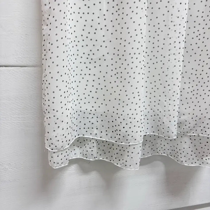 [BUNJANG] Mori Girl Dot Pintuck Chiffon Blouse JPN / 도트 핀턱 모리걸 쉬폰 모리걸 블라우스  JPN