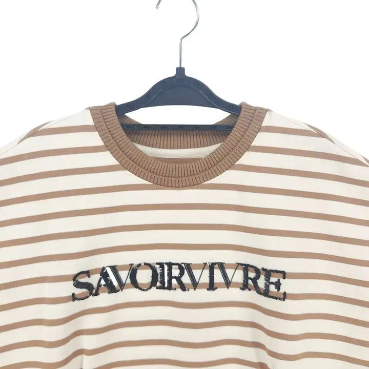 [BUNJANG] SYSTEM 23S Batwing Short Sleeve T-Shirt Beige / [여90(F)]시스템 23S 가오리핏 반팔티[Y64-248]/레이디블루