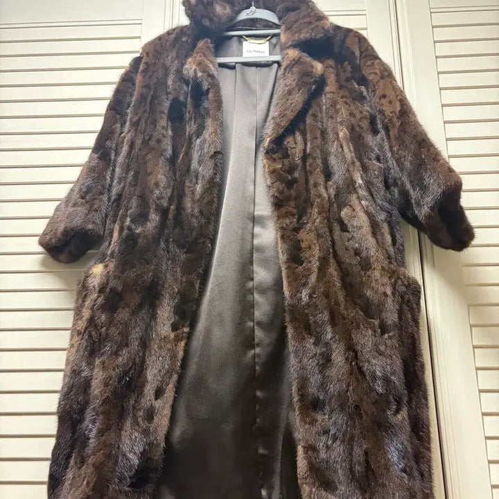 [BUNJANG] Lou Andrea Mink Fur Coat Brown / Lou Andrea 밍크 모피코트 브라운