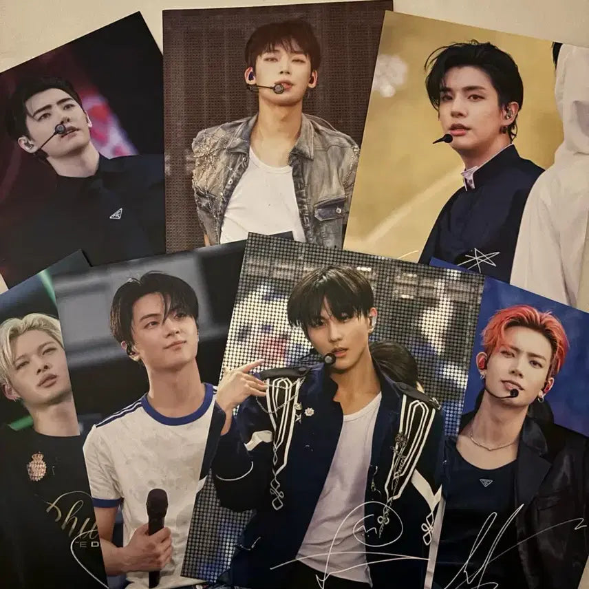 [BUNJANG] Enhypen Cinema Group Autograph POB Postcard / 엔하이픈 시네마 단체 사인 특전 엽서