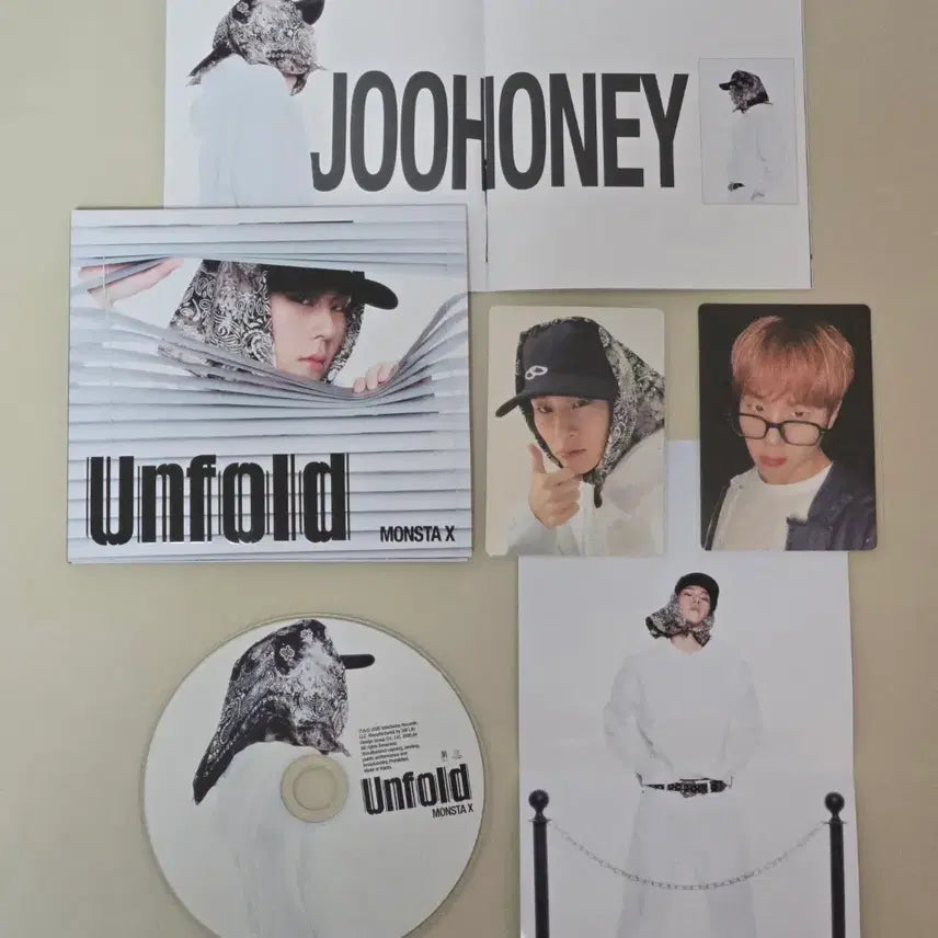 [BUNJANG] Monsta X Unfold Jooheon Album + Nerd Photocard / 몬스타엑스 언폴드 unfold 주헌 앨범 + 너드 포카