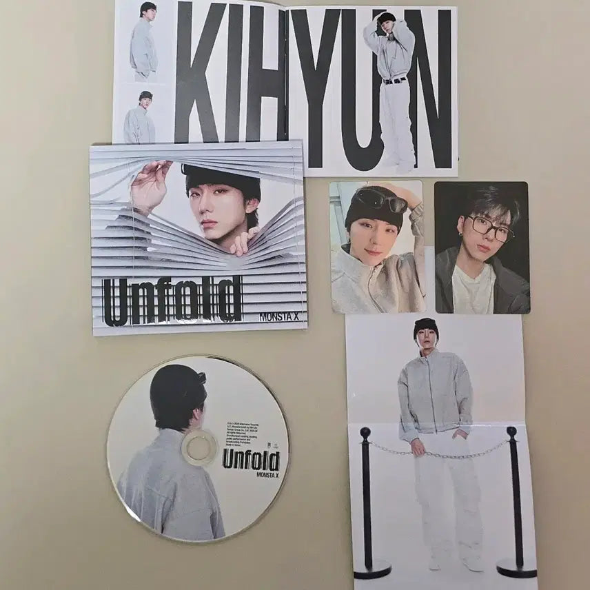 [BUNJANG] Monsta X UNFOLD Kihyun Album + Nerd Photocard / 몬스타엑스 언폴드 unfold 기현 앨범 + 너드 포카