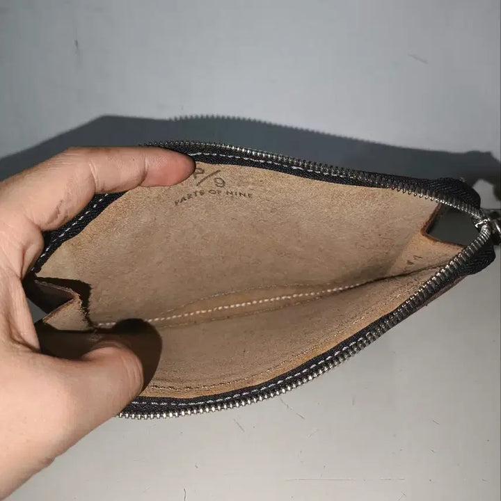 [BUNJANG] Parts Nine Handmade Leather Mini Clutch Japan / 재팬 파츠나인 수제 가죽 미니 클러치 일본