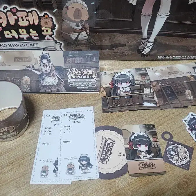 [BUNJANG] Galaxy Popup Chisa Goods &amp; Chisa Cafe 1st Goods Bundle / 명조 갤럭시 팝업 치사 굿즈 및 치사 카페 1차 굿즈 판매