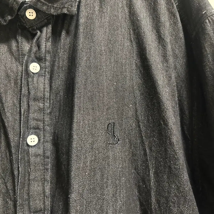 [BUNJANG] La Fille Store Denim Shirt Long Sleeve M / 라퍼지스토어 데님셔츠 긴팔 M