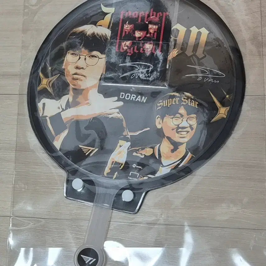 [BUNJANG] T1 Doran Homeground Fan + Photocard Set / T1 티원 도란 doran 홈그라운드 홈그 특전 부채 + 포토카드