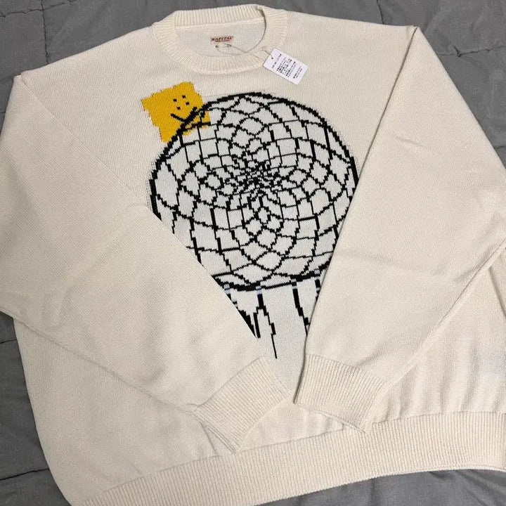 [BUNJANG] Capital 7G Knit Crewneck Sweater / 캐피탈 7G 니트 패키쉬 드림캐쳐 크루넥 스웨터 내츄럴