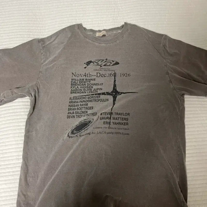 [BUNJANG] Graphic Print T-Shirt / 프린팅 반팔티