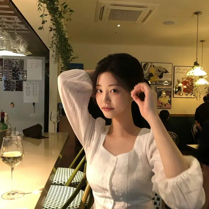 [BUNJANG] Zaenio Pearl Ethnic Blouse Ivory S / 제니오 펄 에스닉 블라우스 아이보리 s made zaenio 데이트룩